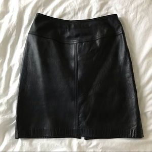 Vintage 100% Genuine Leather Skirt